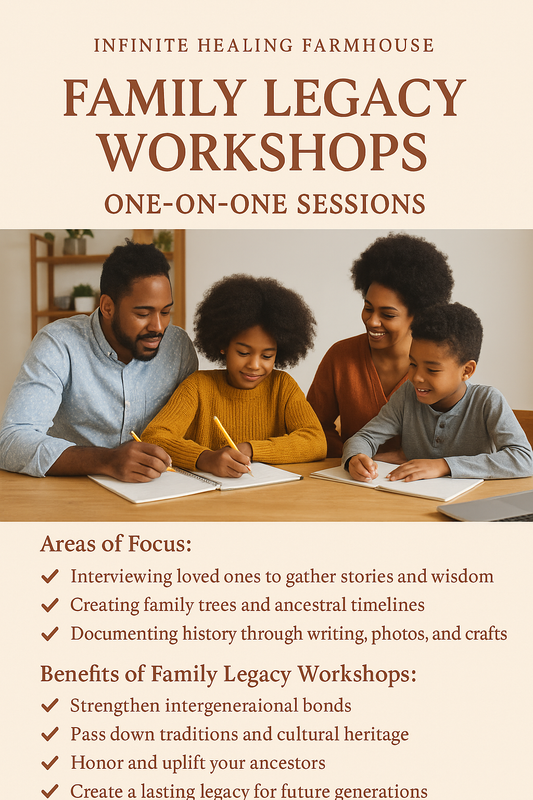 🌳 Family Legacy Workshops – One-on-One Sessions