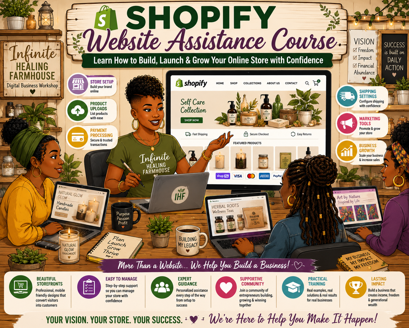 Shopify Website Assistance Course