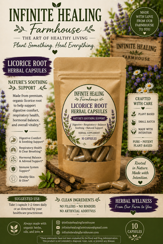Licorice Root Herbal Capsules (10 Count)